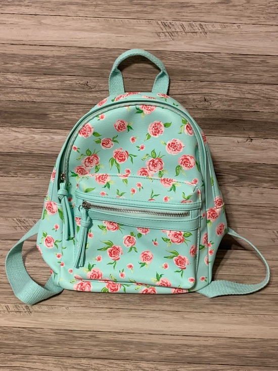 Handbags - Floral Mint Mini Backpack